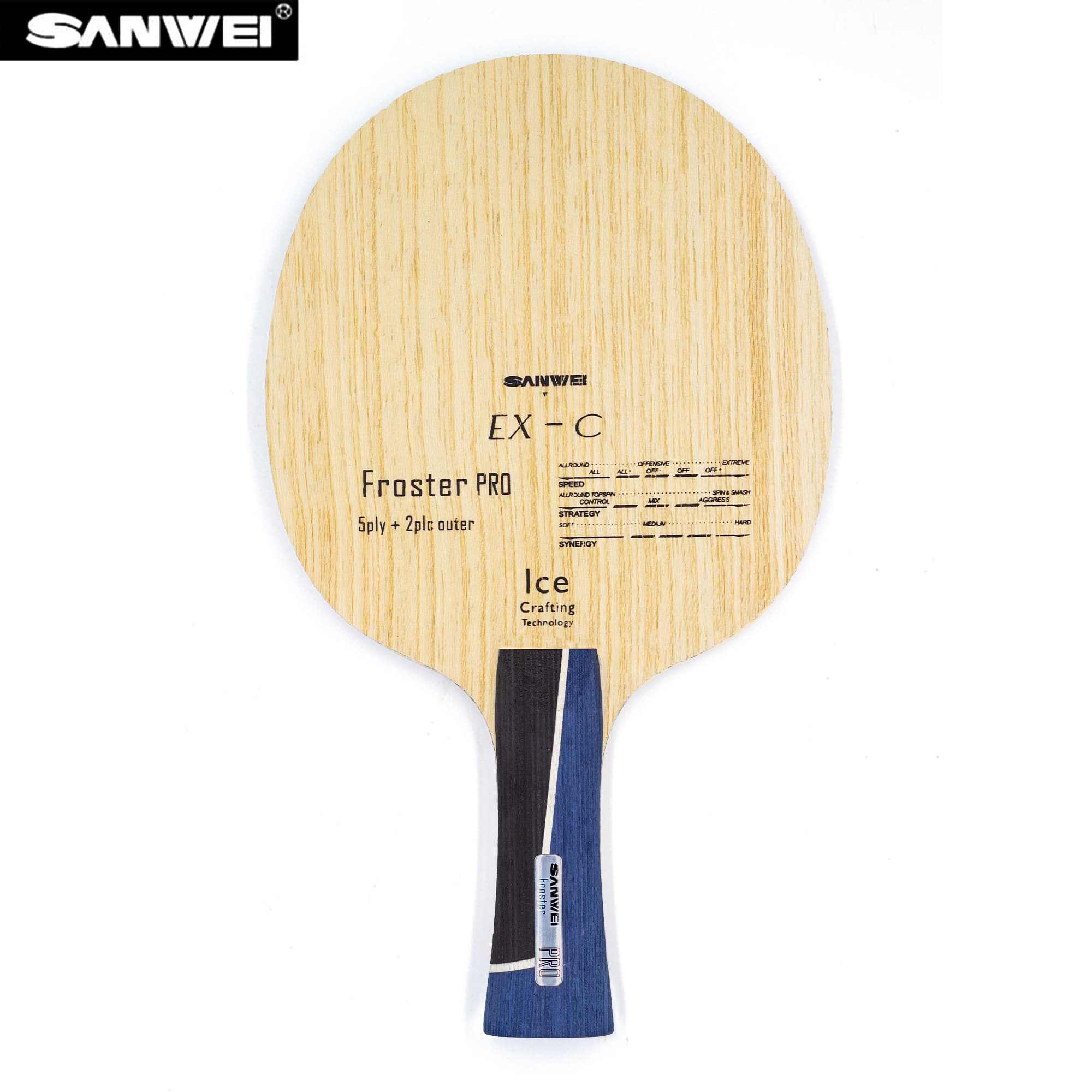 Table Tennis Paddle - SANWEI ALC Table Tennis Blade Froster