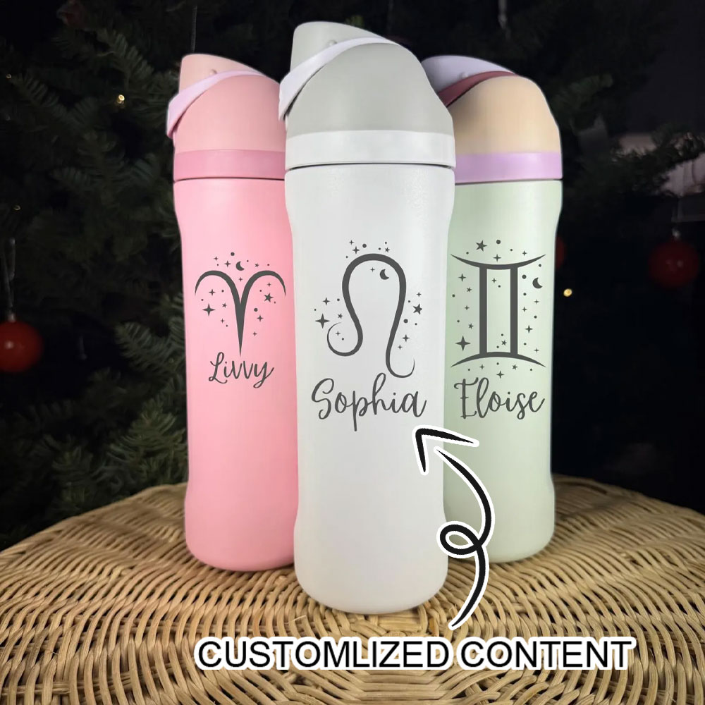 Sports Equipment With Names - Personalized Sign Insulated Water Bottle Custom