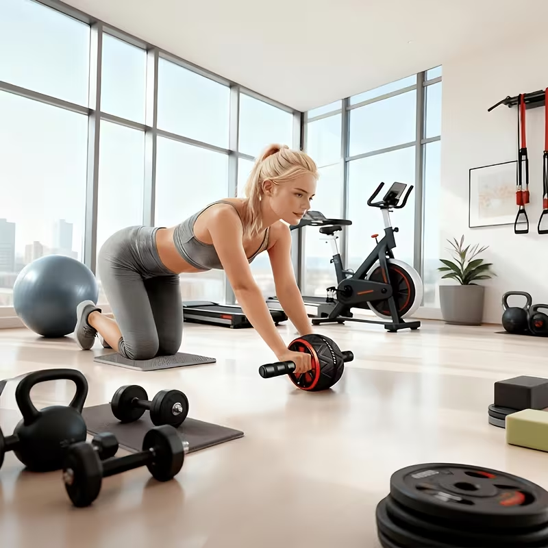 Ab Roller Wheel and Knee Mat,  - Sports Equipment Wholesale review and price