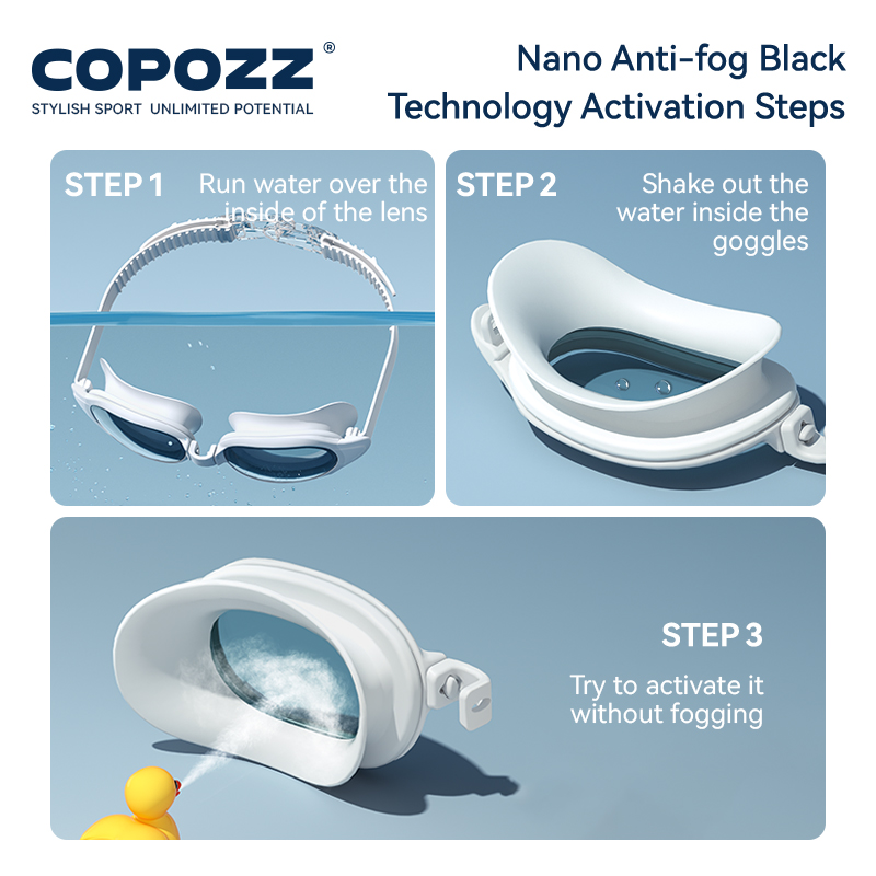 COPOZZ Myopia Swimming Goggles - Swimming Goggles Anti Fog review and price