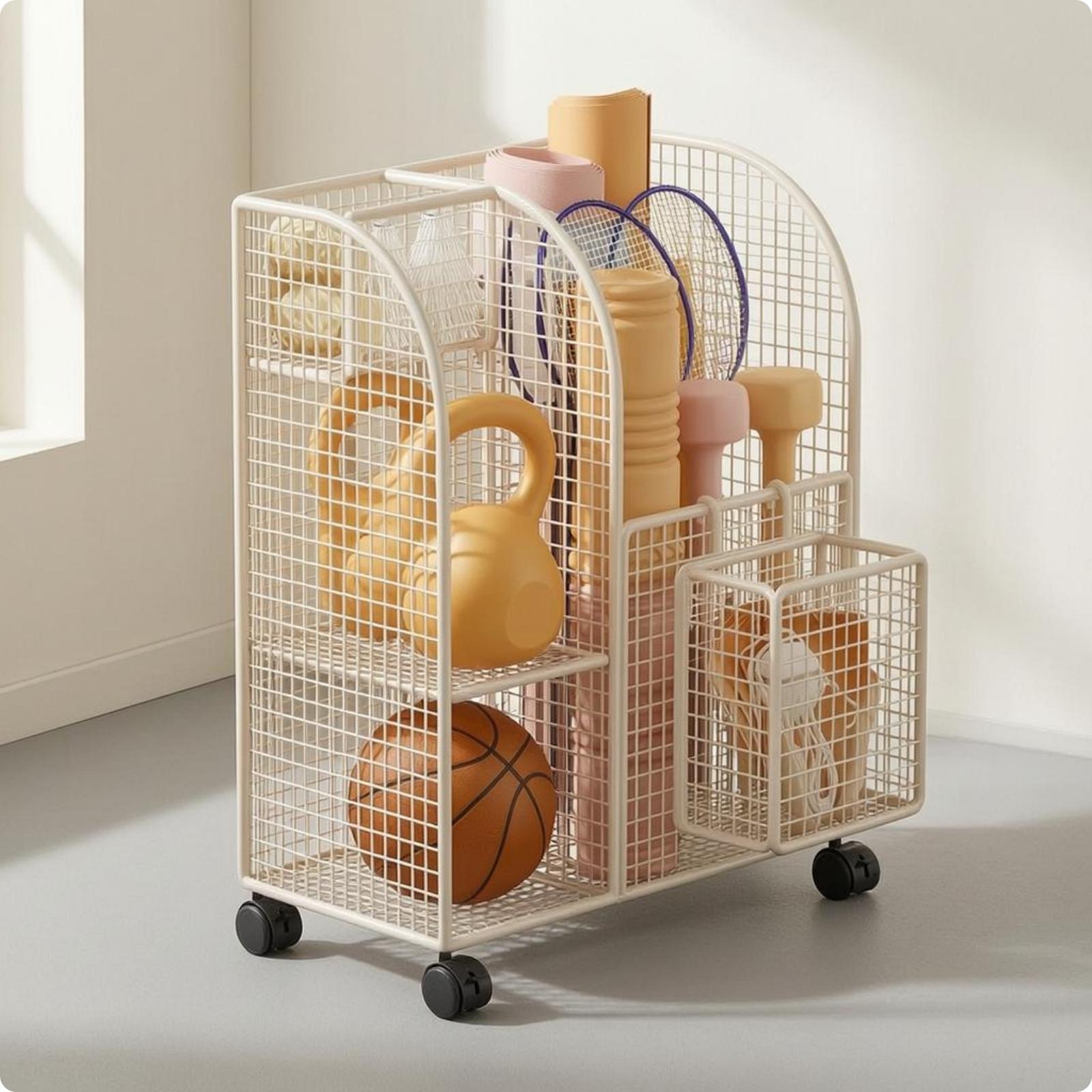 Multi Section Metal Wire Stora - Sports Equipment Home review and price