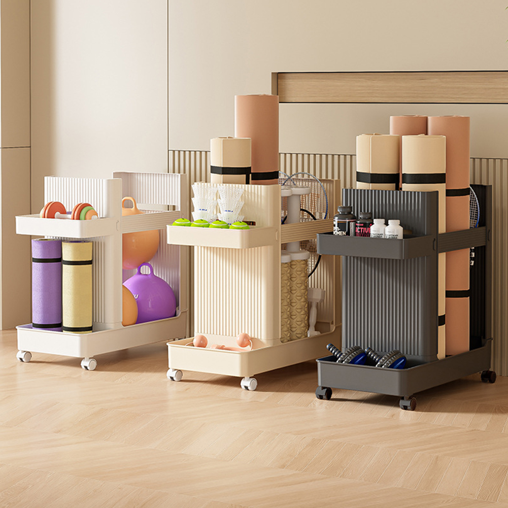 Gym Equipment Holder with Whee - Sports Equipment Rack review and price