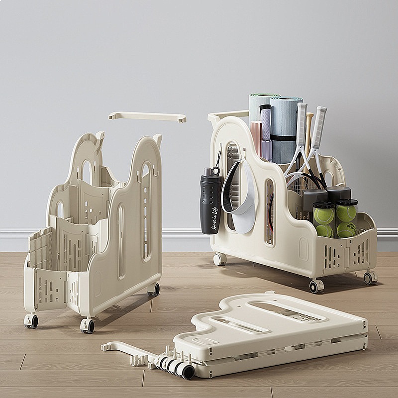 Multifunctional Mobile Storage - Sports Equipment Rack review and price