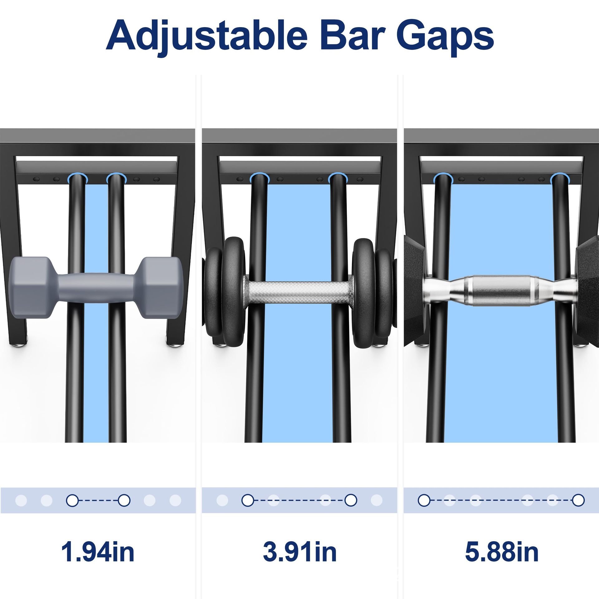 Adjustable Metal Dumbbell Rack - Sports Equipment Rack review and price