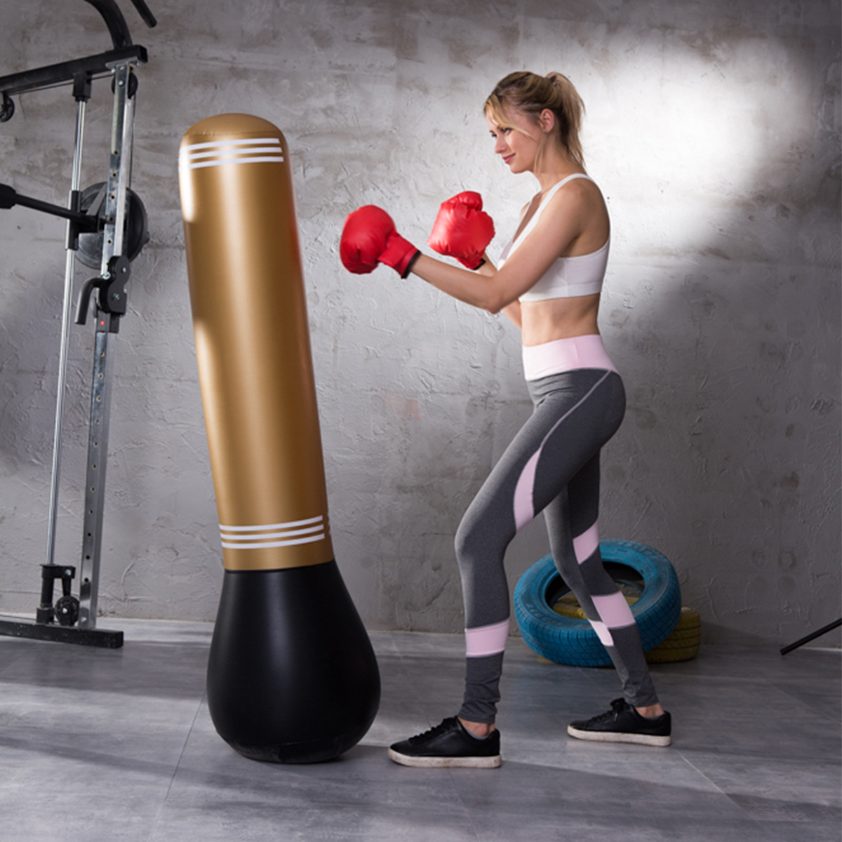 Inflatable Kicking Punching Ba - Sports Equipment Stores review and price