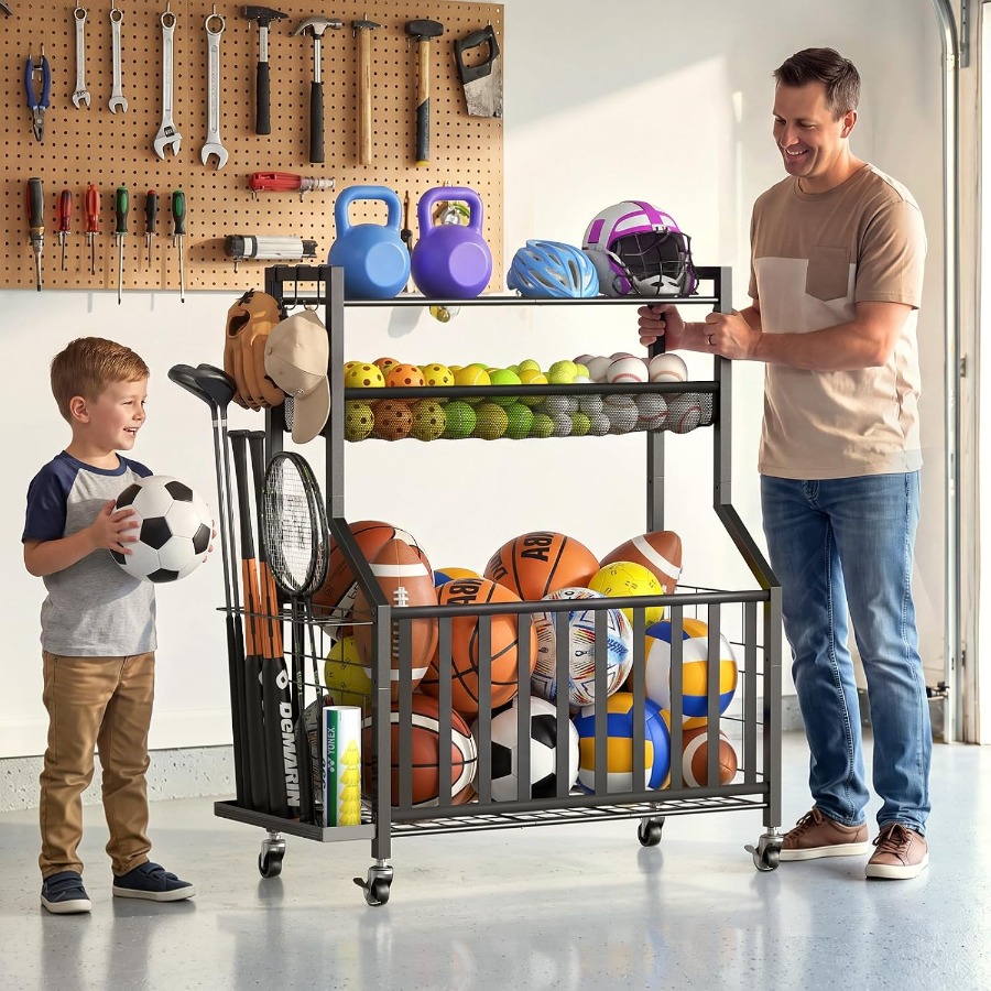 Garage Sports Equipment Organi - Sports Equipment Rack review and price