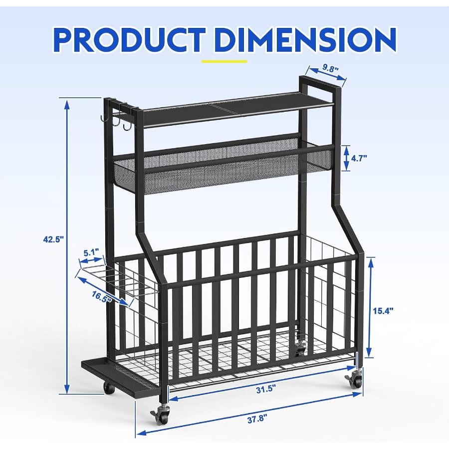 Garage Sports Equipment Organi - Sports Equipment Rack review and price