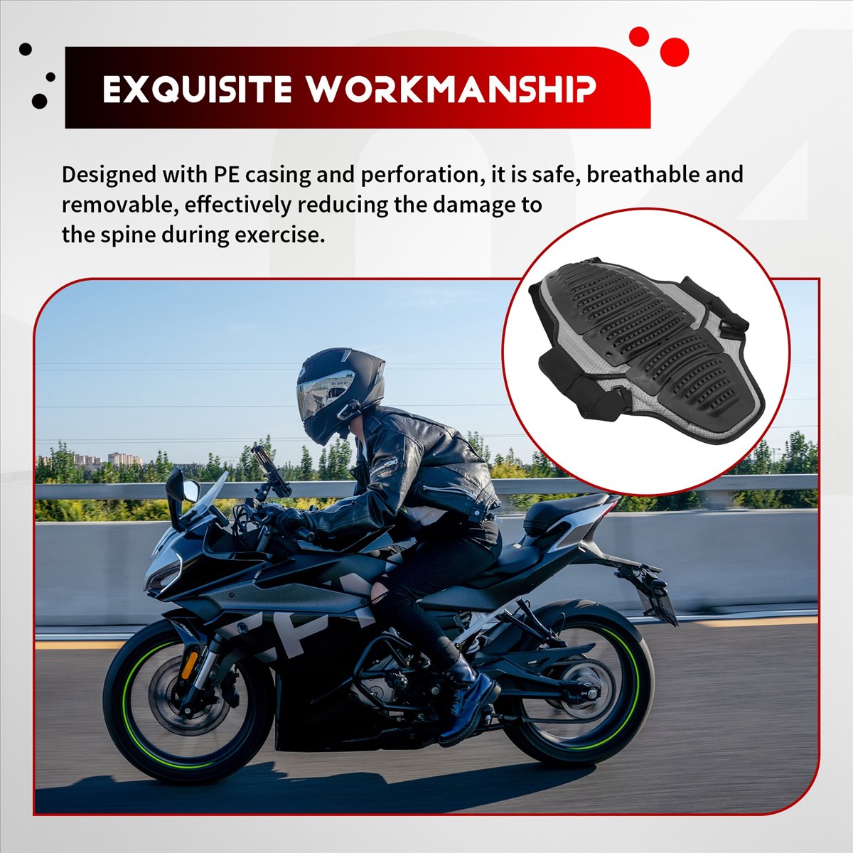 A23Z Motorcycle Knight Back Pr - Sports Equipment United review and price
