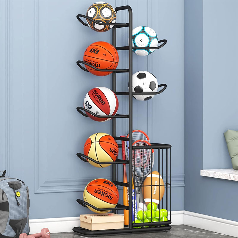 Sports Ball Storage Rack Baske - Sports Equipment Rack review and price