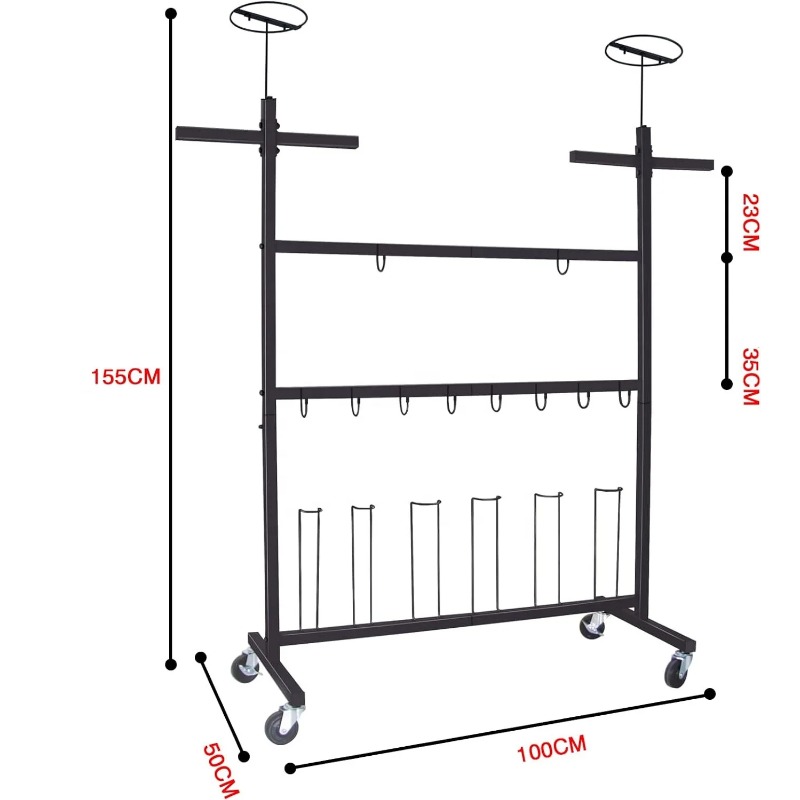 Custom Store Floor Sports Equi - Sports Equipment Storage Rack review and price