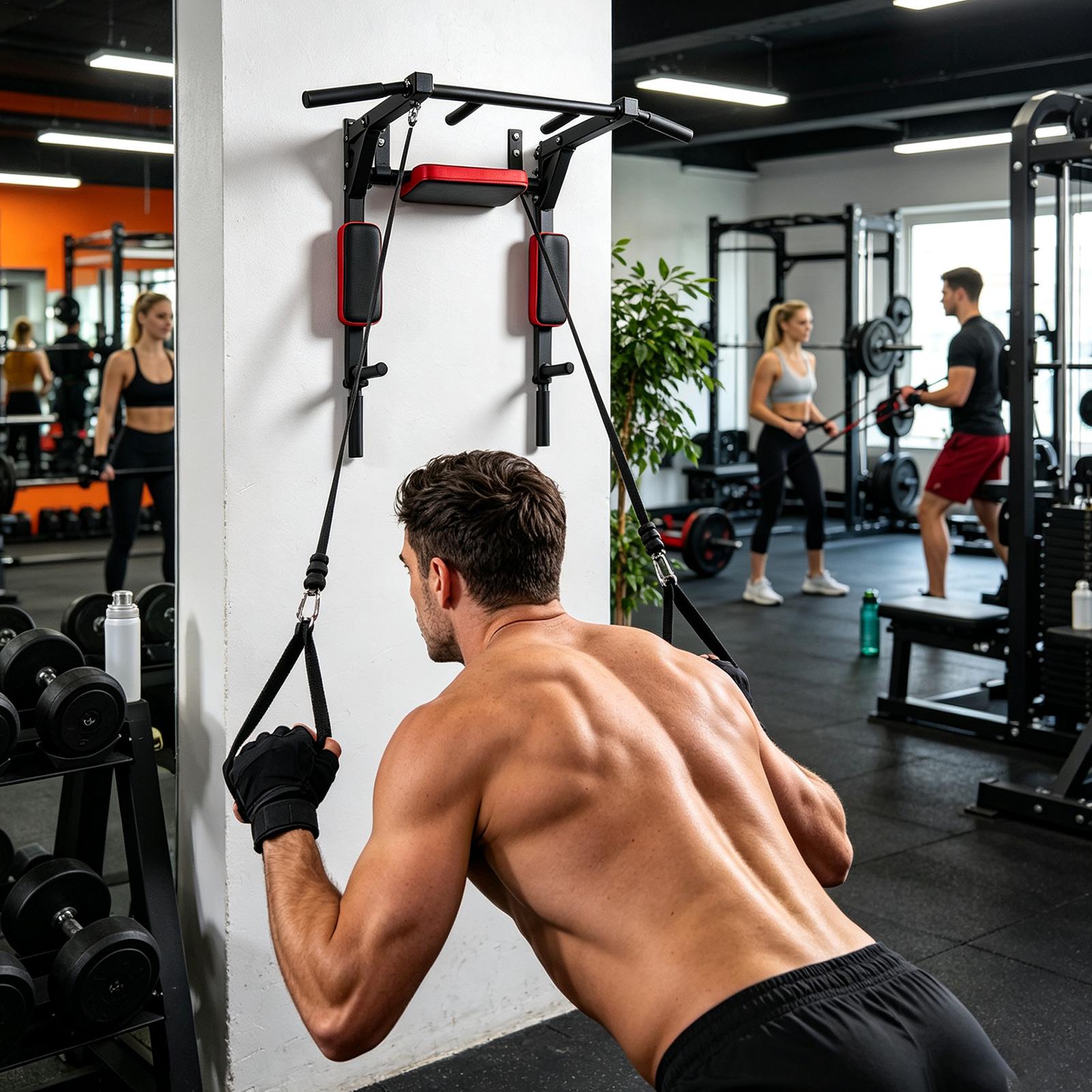 Wall-Mounted Pull-up Bar Fitne - Sports Equipment Home review and price